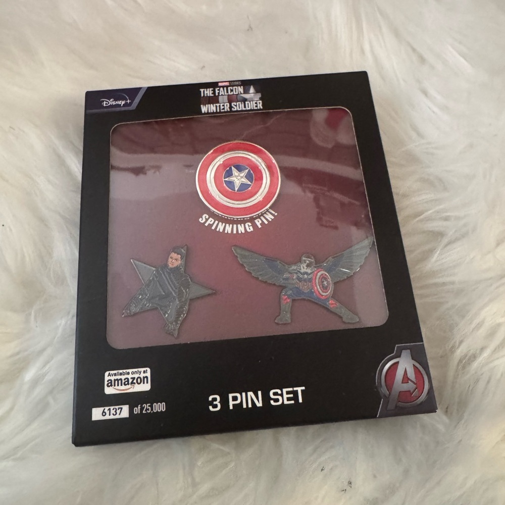 Disney Marvel Falcon Winter Soldier Pin Set